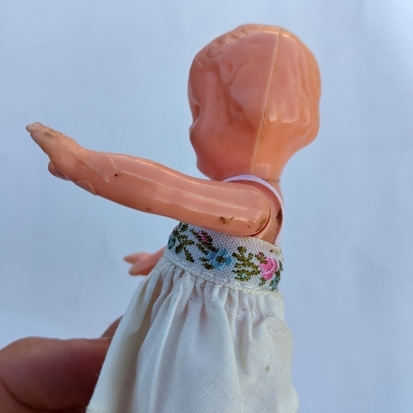 Vintage Small Celluloid Girl Doll - Picture 10 of 11